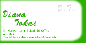 diana tokai business card